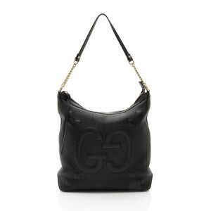 Gucci GG Embossed Calfskin Apollo Shoulder Bag